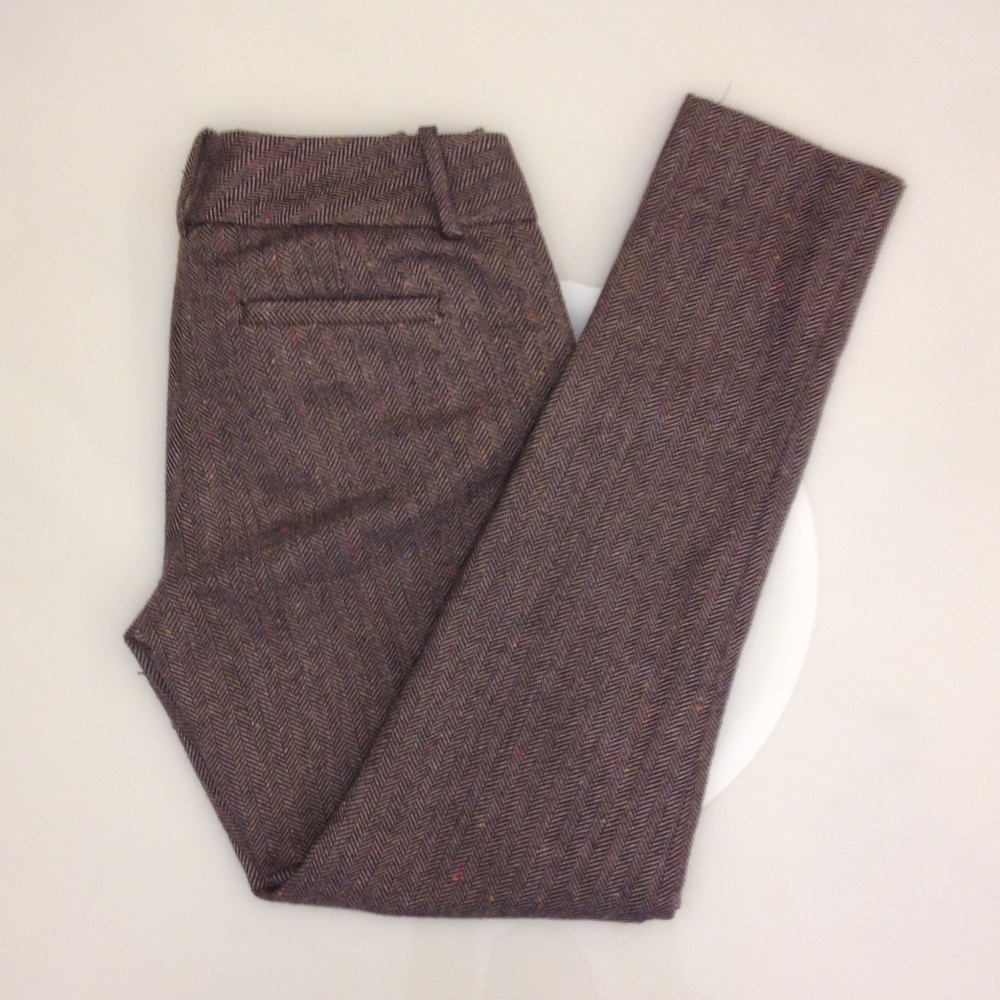 The Limited Brown Skinny Ankle Pants